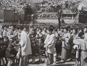 入園式 昭和36年4月10日